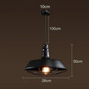 Industrial black & white iron pendant lights kitchen cage chandelier