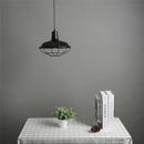 Industrial black & white iron pendant lights kitchen cage chandelier