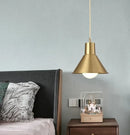 Industrial brass iron art led pendant light kitchen decor