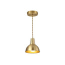 Industrial brass iron art led pendant light kitchen decor