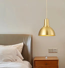 Industrial brass iron art led pendant light kitchen decor