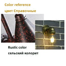 Industrial brass pipe wall sconce bedroom filament bulb light