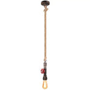 Industrial bronze iron water pipe pendant light – kitchen edison lamp