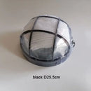 Industrial bronze metal cage outdoor ceiling lamp yard light