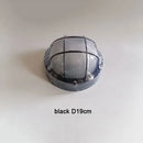 Industrial bronze metal cage outdoor ceiling lamp yard light