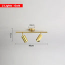 Industrial brushed brass 3 light ceiling light for living room