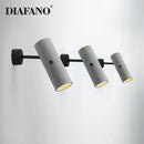 Industrial cement wall lamp – living room concrete sconce