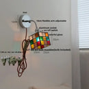 Industrial chrome flexible led wall lamp sconce bedroom reading light