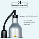 Industrial copper electric food heat lamp kitchen pendant light