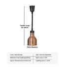 Industrial copper electric food heat lamp kitchen pendant light