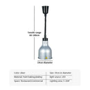 Industrial copper electric heat lamp 5-piece set dining room pendant light