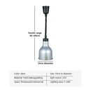 Industrial copper electric telescopic food heat pendant light kitchen