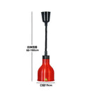 Industrial copper electric telescopic heat lamp pendant light dining room