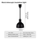 Industrial electric heat lamp kitchen dome pendant light