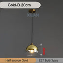 Industrial glass pendant light 3 spheres brass kitchen dining room