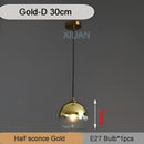 Industrial glass pendant light 3 spheres brass kitchen dining room