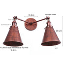 Gold Vintage LED Wall Sconce