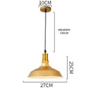 Industrial gold wrought iron geometric pendant light dining room