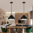 Industrial iron dome pendant light kitchen cafe decor