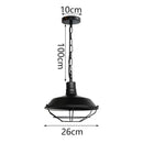 Industrial iron dome pendant light kitchen cafe decor
