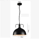 Industrial iron dome pendant light kitchen cafe decor