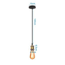 Industrial iron dome pendant light kitchen cafe decor