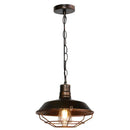 Industrial iron dome pendant light kitchen cafe decor