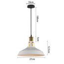 Industrial iron dome pendant light kitchen cafe decor