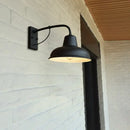 Industrial iron outdoor garden wall lamp for porch or patio