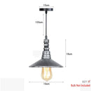 Industrial iron pipe pendant light kitchen black & brass with valve