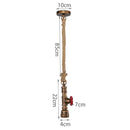 Industrial iron pipe pendant light with rope for dining room