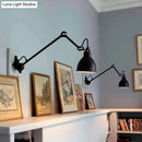 Industrial lime green & black wall lamp – bedroom led sconce