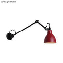 Industrial lime green & black wall lamp – bedroom led sconce
