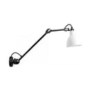Industrial lime green & black wall lamp – bedroom led sconce