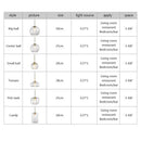Industrial loft glass pendant light brass trio for dining room