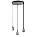 Industrial loft led black and brass pendant light kitchen dining room