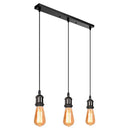 Industrial loft led black and brass pendant light kitchen dining room