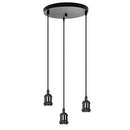 Industrial loft led black and brass pendant light kitchen dining room