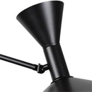 Industrial matte black rotatable wall sconce lamp bedroom