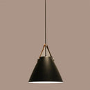 Industrial matte black & wood pendant light fixture kitchen
