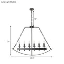 Industrial metal black island lighting dining room pendant light