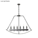 Industrial metal black island lighting dining room pendant light