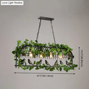 Industrial metal ivy leaf pendant light dining room 110v-240v
