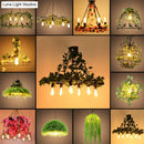 Industrial metal ivy leaf pendant light dining room 110v-240v