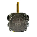 Industrial metallic burner oil pump brass & black kitchen accessory