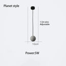 DecorBites™ Cement Chandelier: Industrial Style Pendant Lamp, Retro Modern Decor, 5W Star Fixture
