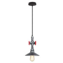 Industrial retro black & bronze water pipe pendant light kitchen fixture