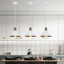 Industrial retro pendant lamp hammered copper – dining room light