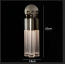 Industrial retro pendant lamp with frosted glass for living room