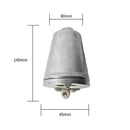 Industrial retro silver wall lamp bedroom articulated sconce